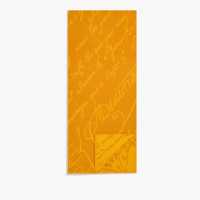 Wool Scritto Scarf, SULFUR, hi-res 2