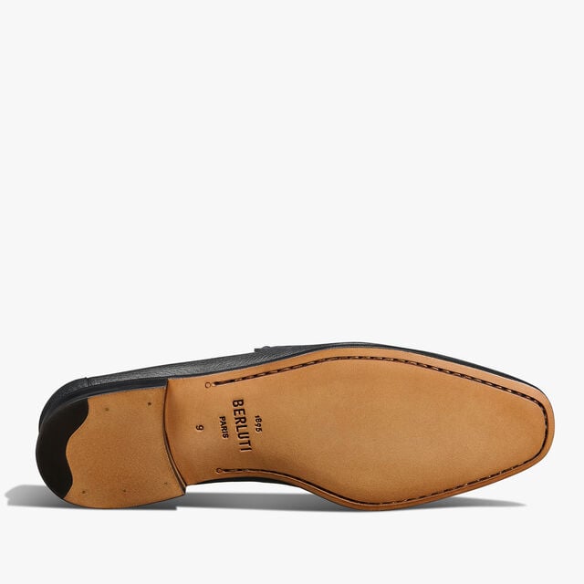 Mocassin Lorenzo En Cuir De Chevre, CARBON GREY, hi-res 6