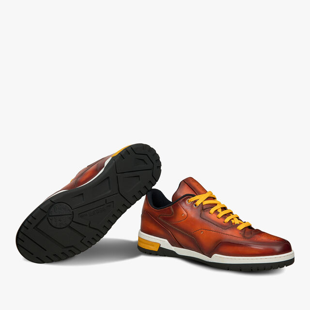 Playoff Scritto Leather Sneaker, HONEY, hi-res 4