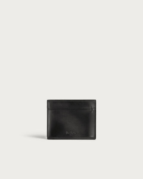 Makore Slim Gaspard Compact Wallet, Charcoal Gray, hi-res