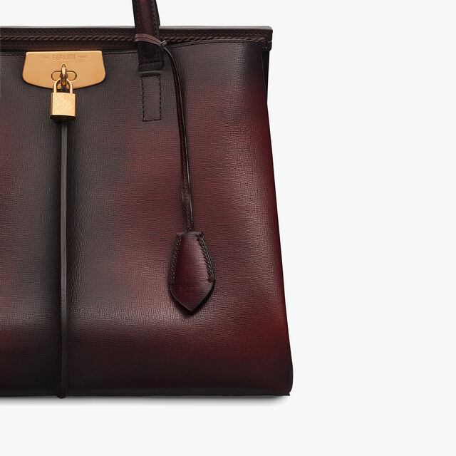 Luti 38 Leather Tote Bag, SAINT EMILION TRI, hi-res 4