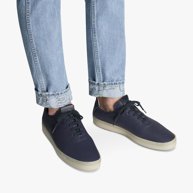 Sneaker Eden En Cuir, NAVY BLU, hi-res 7