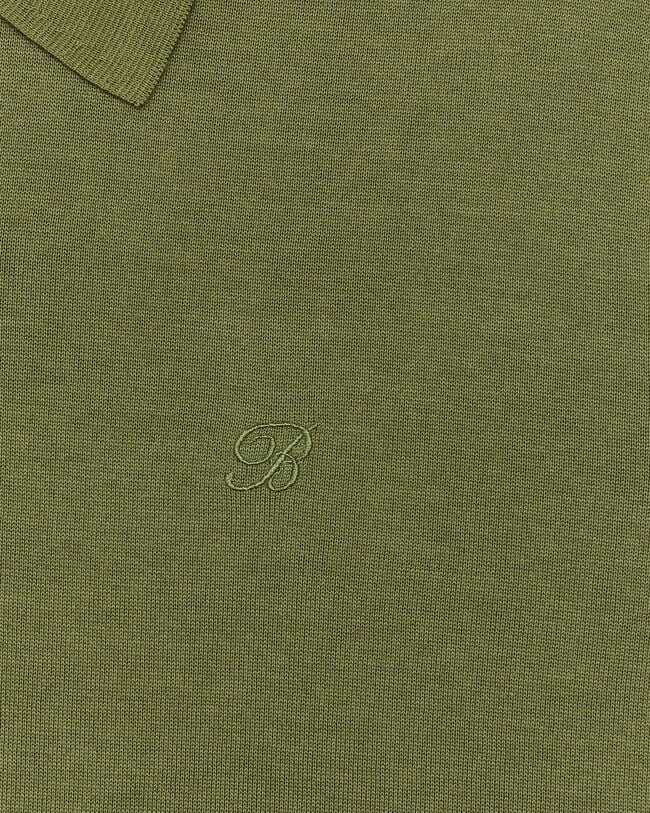 B-Thabor Embroidery Polo, Acid Green, hi-res