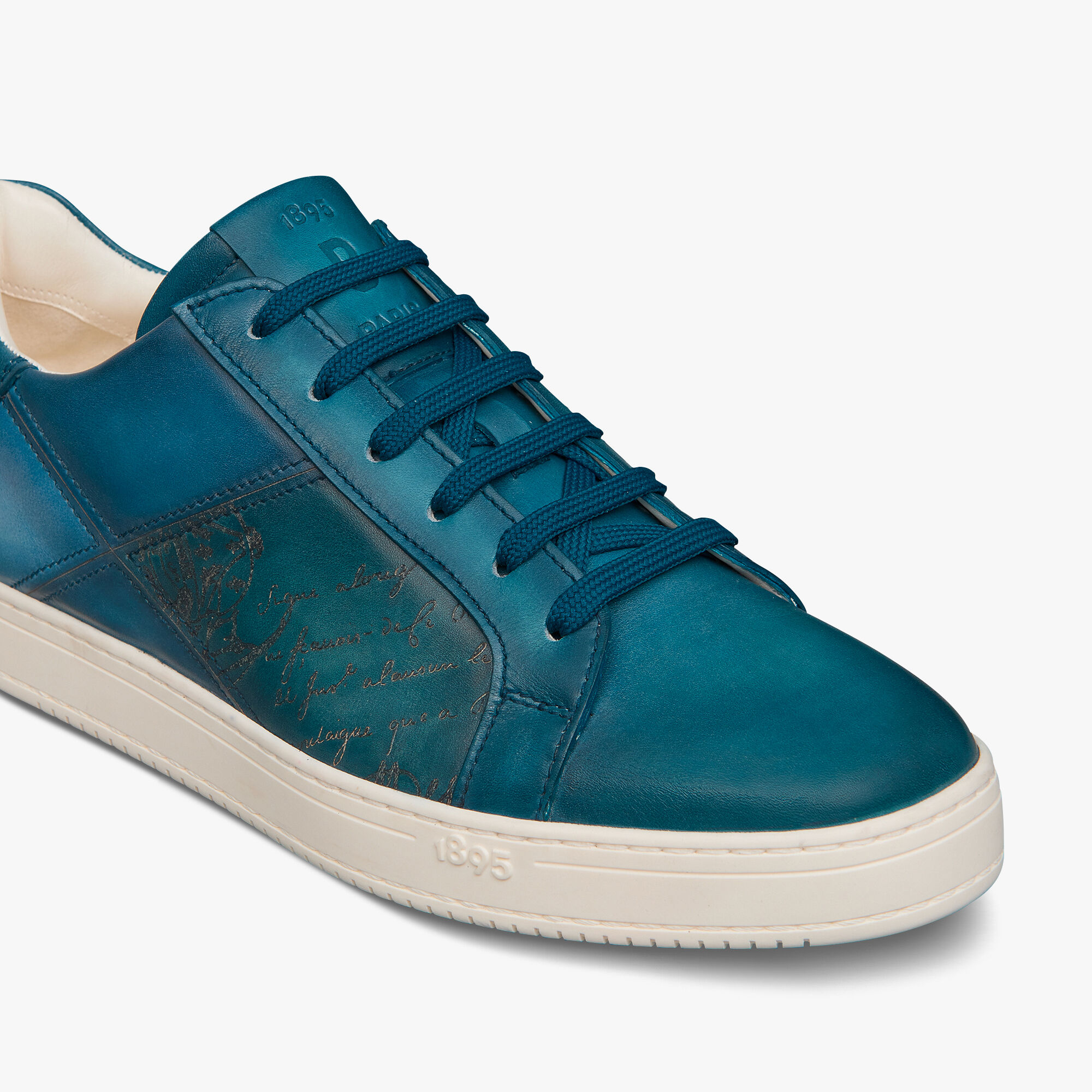 Playtime Patchwork Scritto Leather Sneaker | Berluti US