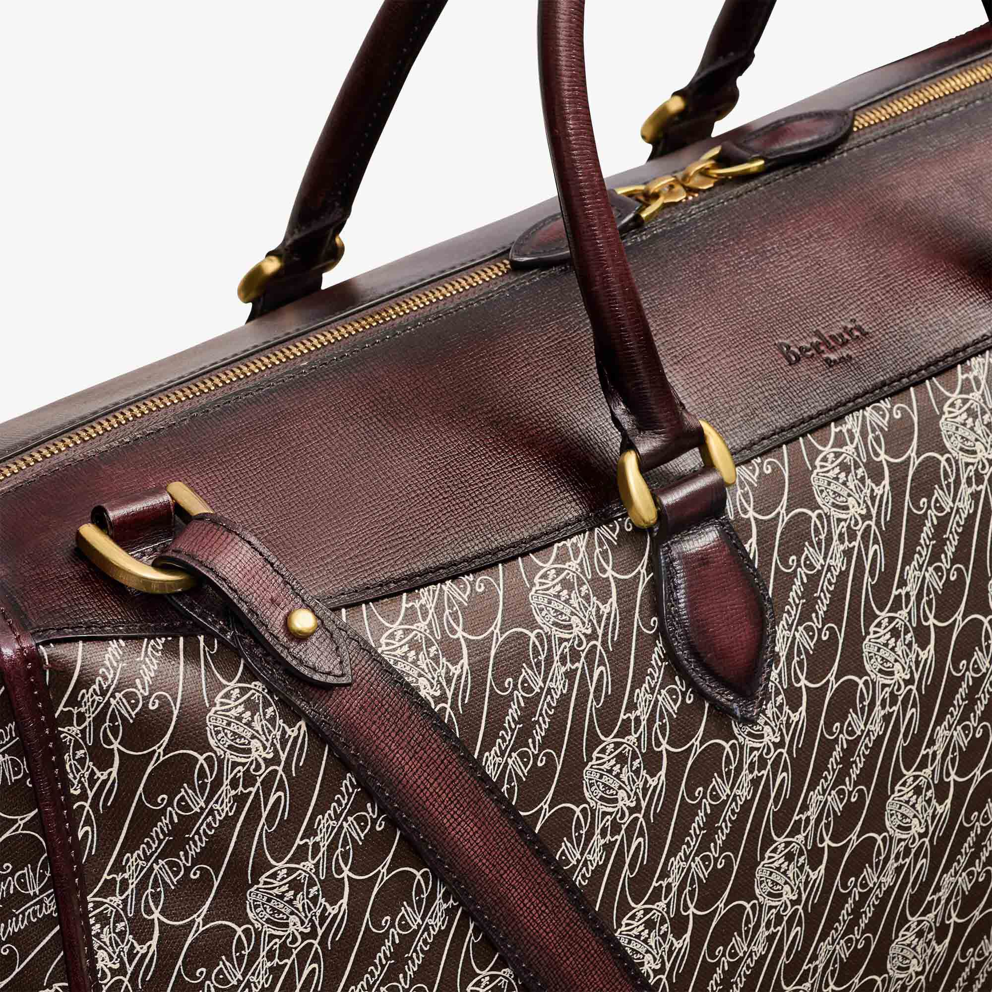 Sac de voyage toile et cuir on sale