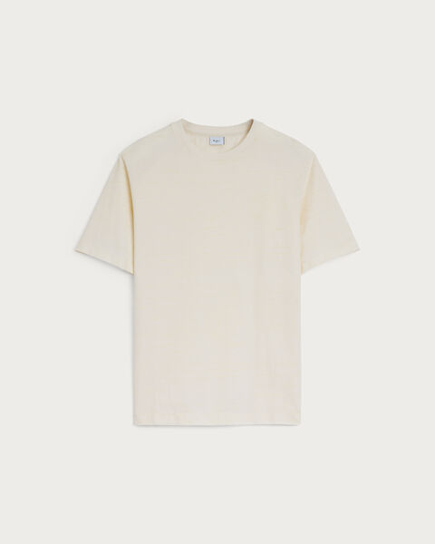 スクリット ピケ Tシャツ, Off White, hi-res