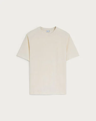 Scritto Piqu&eacute; T-shirt, Off White, hi-res