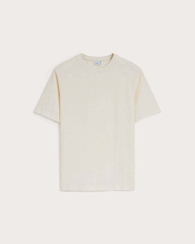 Scritto Piqu&eacute; T-shirt, Off White, hi-res