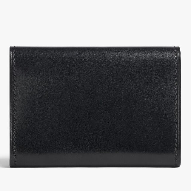 Imbuia Card Holder In Leather, BLACK, hi-res 3