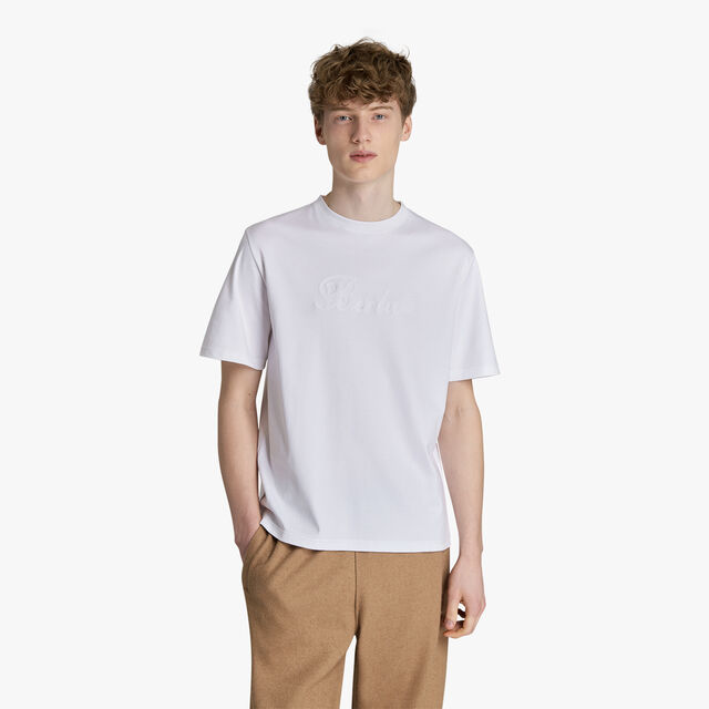 Oversize Logo T-Shirt, BLANC OPTIQUE, hi-res 2