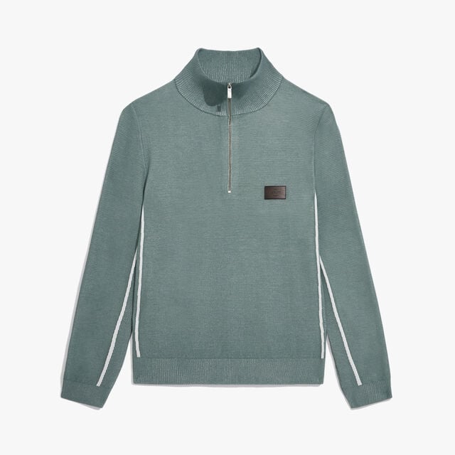 Shadow Half-Zip, PRASIN GREEN, hi-res 1