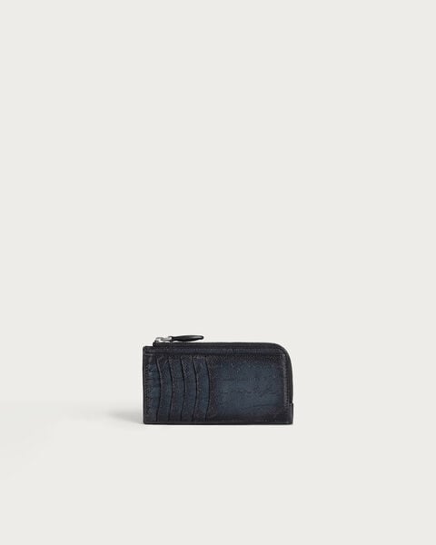 Koa Maxi Zipped Card Holder, Indigo Denim, hi-res