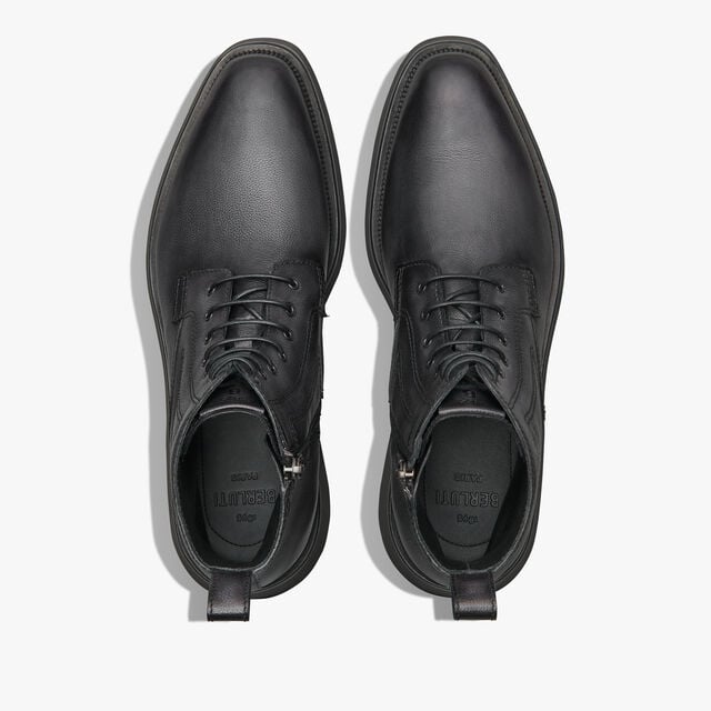 Alessio Scritto Leather Boot, NERO GRIGIO, hi-res 3