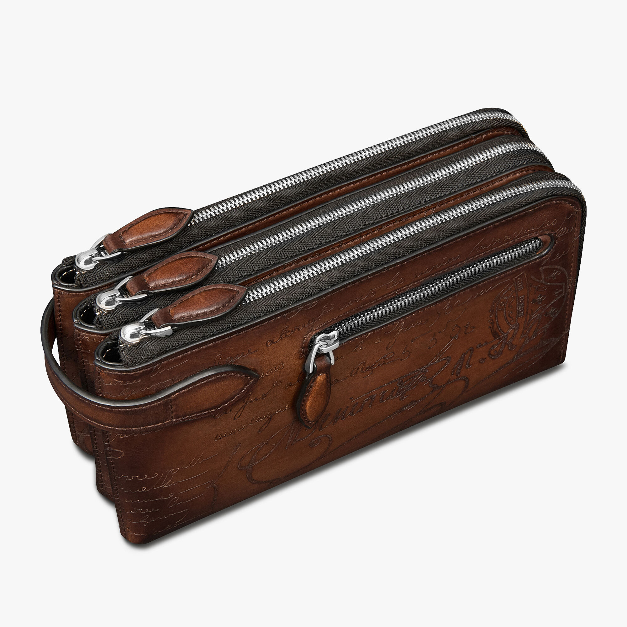 Tiriwa Scritto Leather Pouch Berluti NL