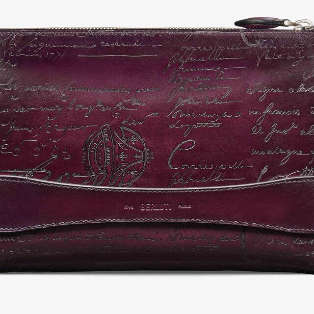 Tersio Scritto Leather Pouch, GRAPES, hi-res 5