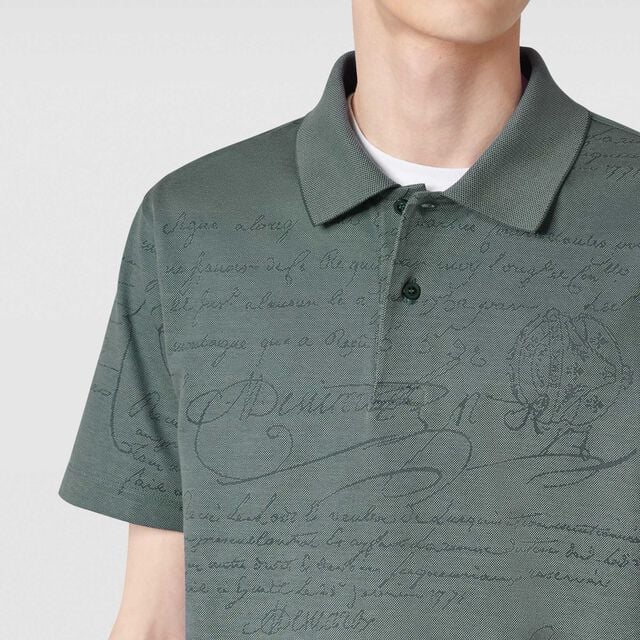 Scritto Pique Polo, SLATE BLUE, hi-res 5