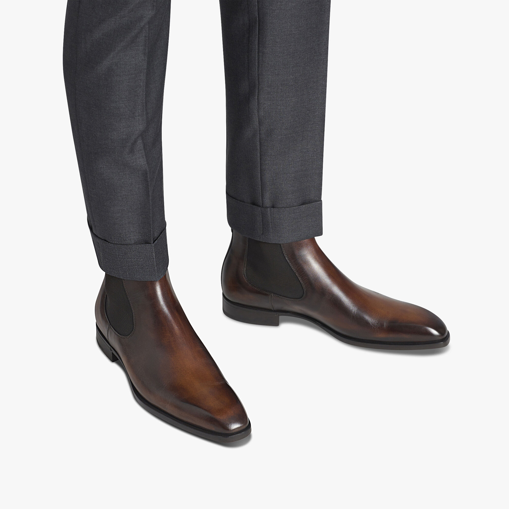 Caractère Capri Leather Boot - Berluti