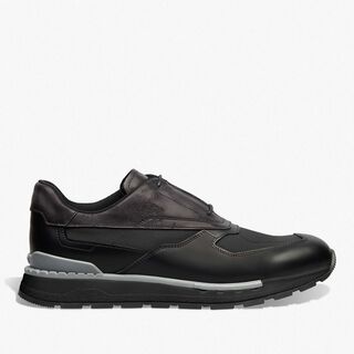 Fast Track Scritto Leather And Nylon Sneaker Fast Track Scritto Leather And Nylon Sneaker