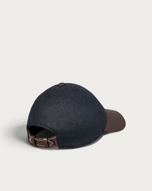 Berluti Thabor Embroidery Baseball Cap, Cold Night Blue, hi-res