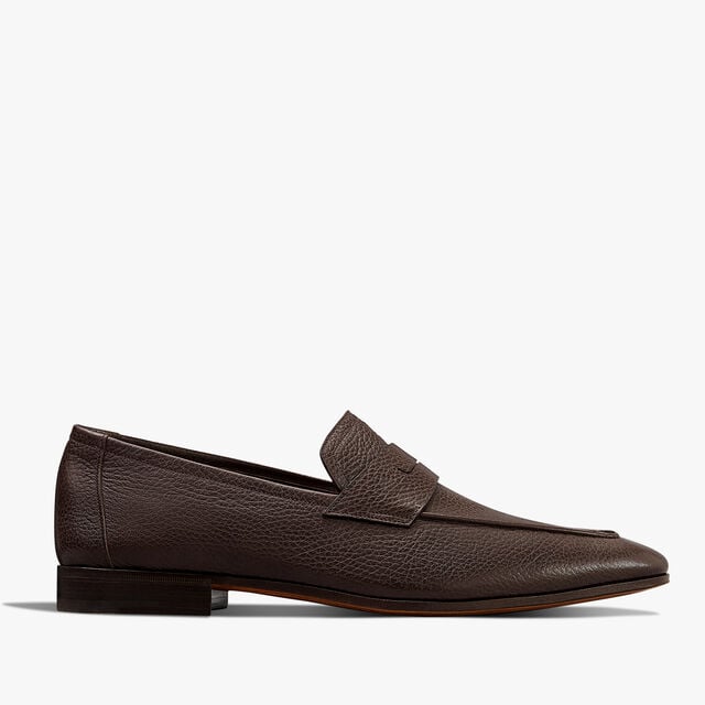 Lorenzo Goat Leather Loafer, MARRONE QUERCIA, hi-res 1