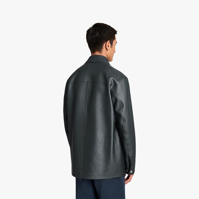 Veste De Travail En Cuir, DEEP GREEN, hi-res 3