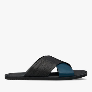 Sifnos Scritto Leather Sandal, AVEIRO, hi-res