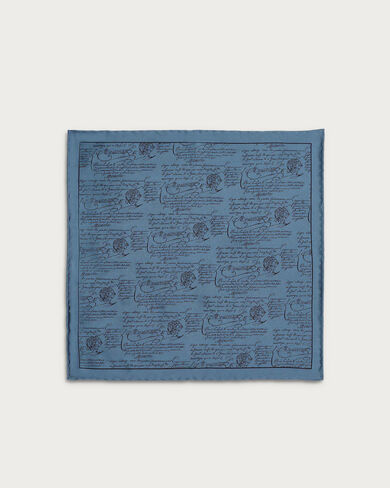 スクリットパターン ハンカチーフ, Denim Spirit, hi-res