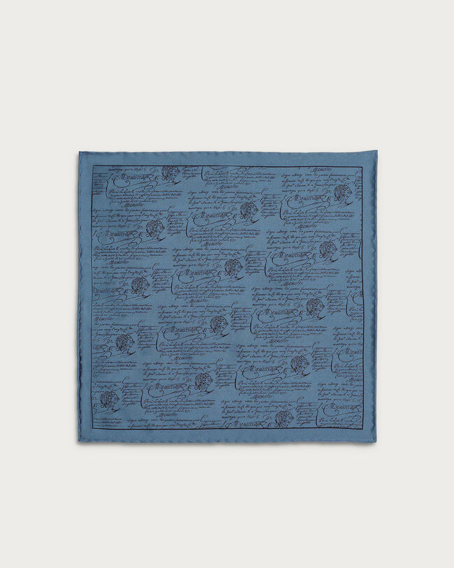 スクリットパターン ハンカチーフ, Denim Spirit, hi-res