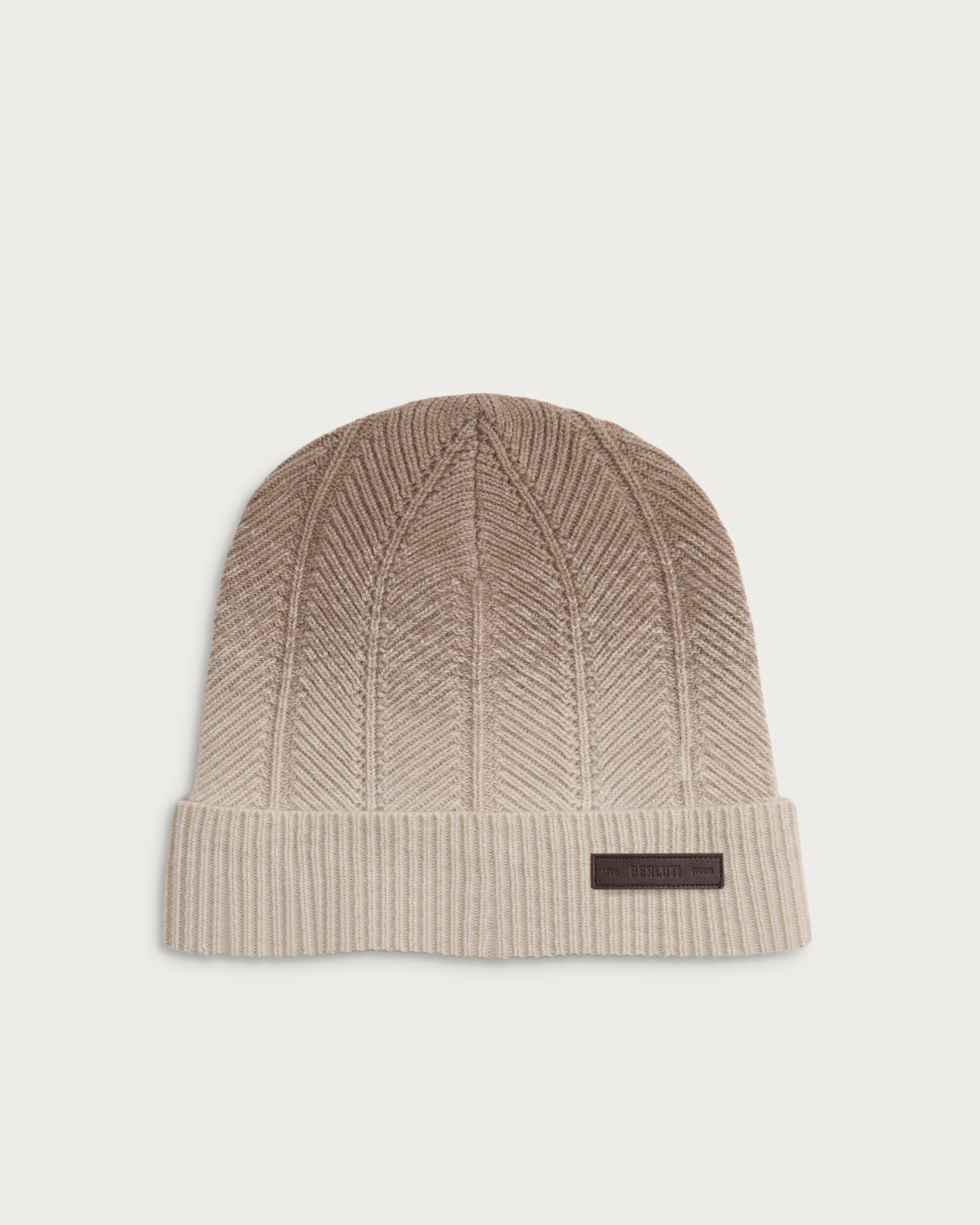グラデーション カシミア ビーニー, Warm Beige, hi-res