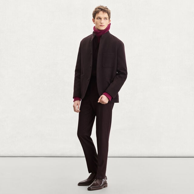 Cashmere Forestière, NERO BORDO, hi-res 4