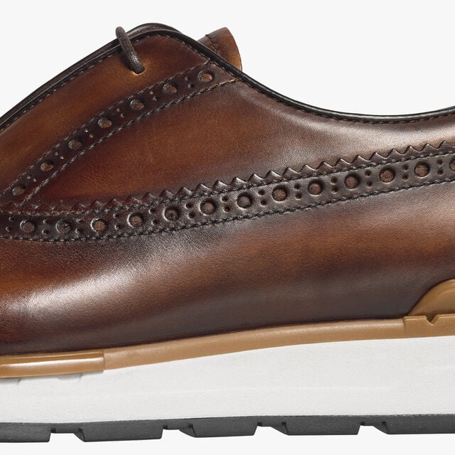 Sneaker Fast Track En Cuir, CACAO INTENSO, hi-res 9