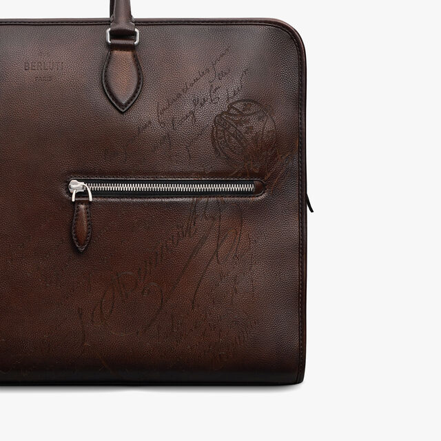 Sac De Voyage Overnight En Cuir Scritto