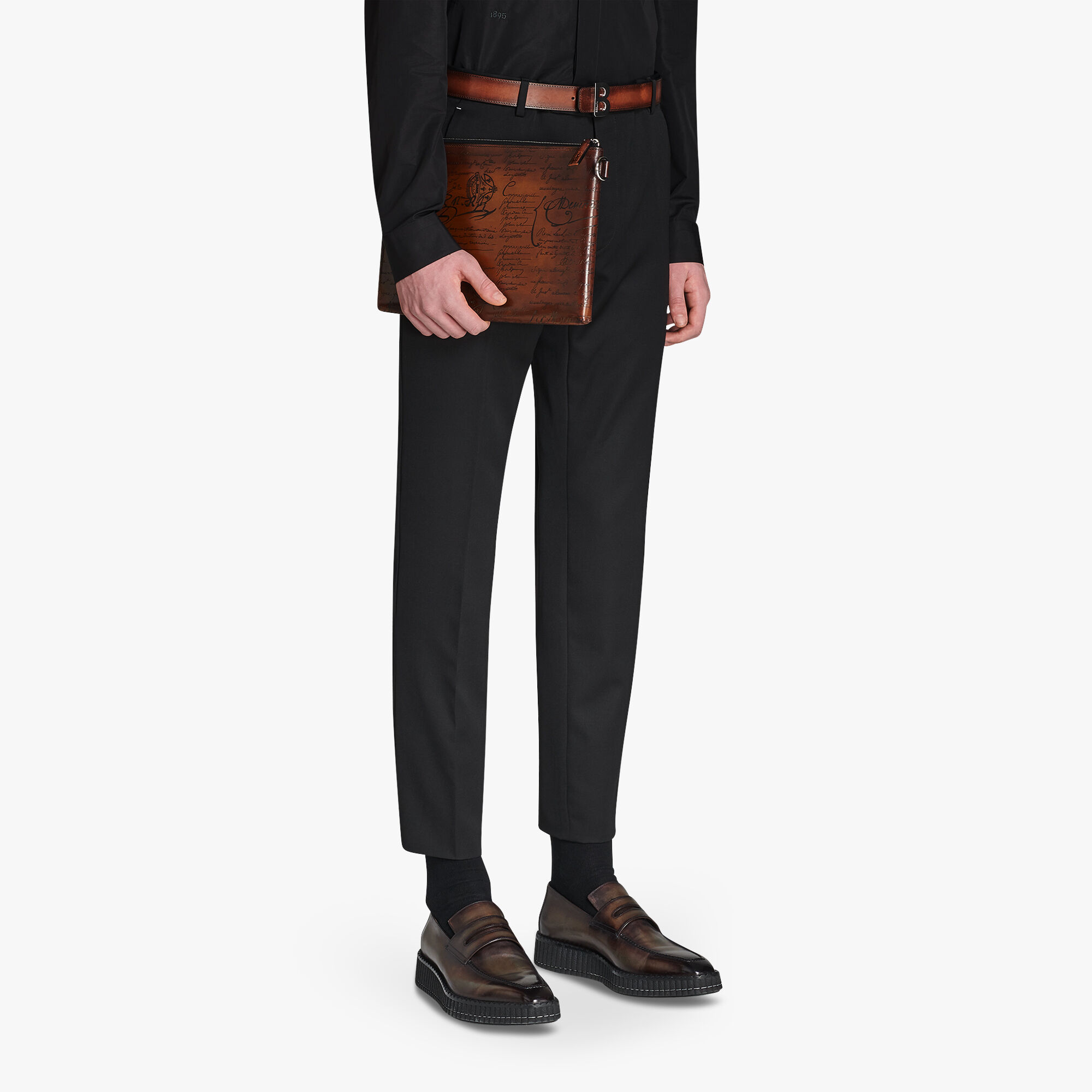 Berluti clutch clearance