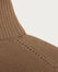 Cashmere Half-Zip with Leather Braiding Details, Walnut, Image 2