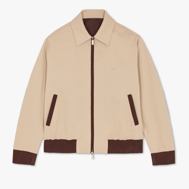Cotton Harrington Jacket, SAND BEIGE, hi-res 1