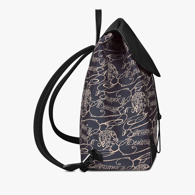 Nomad Scritto Arabesque Canvas Backpack, NAVY, hi-res 4