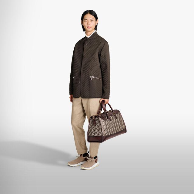 Sac De Voyage Bagage En Toile Marbeuf, DARK BROWN + MADURO, hi-res 8