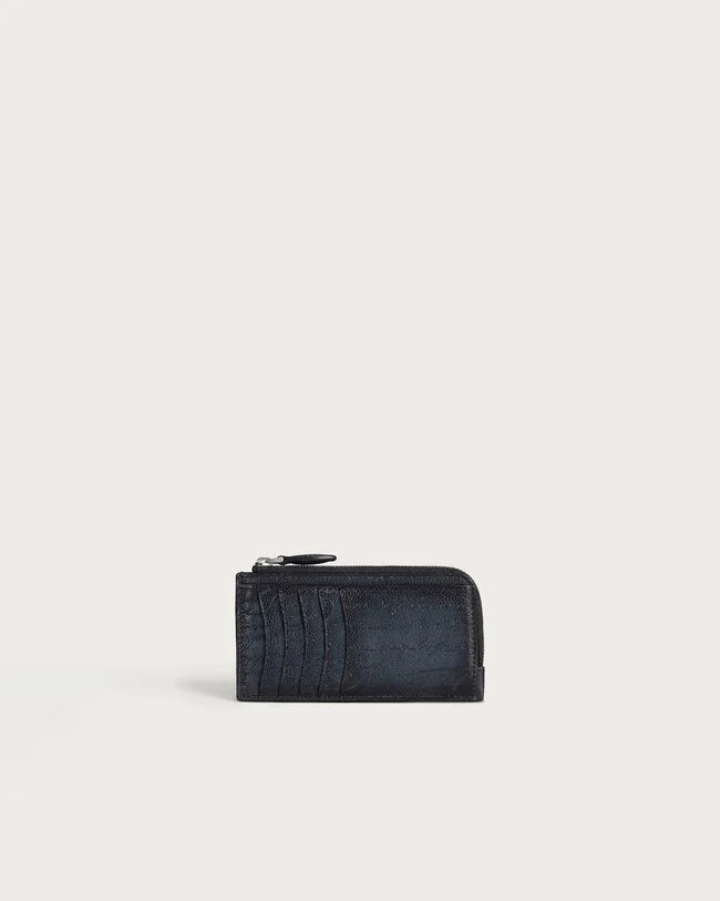 Koa Maxi Zipped Card Holder, Indigo Denim, hi-res