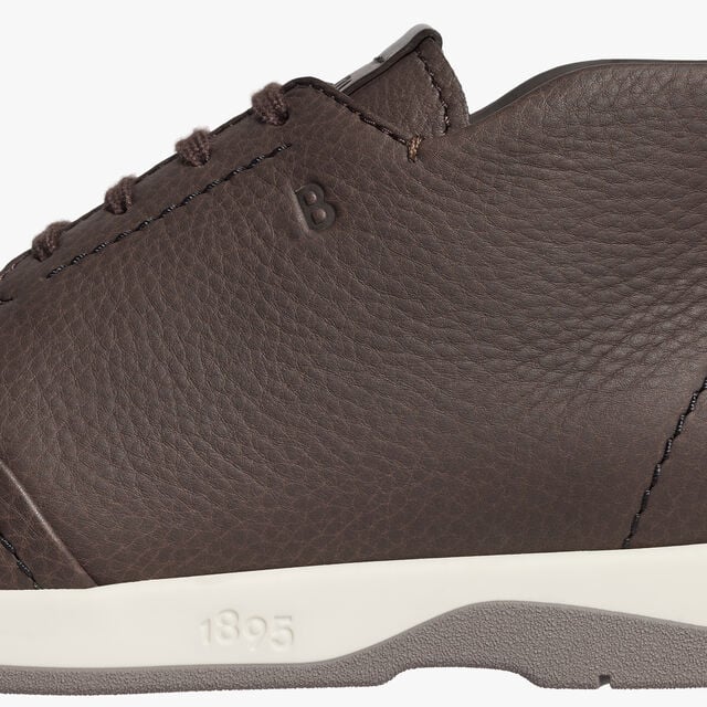 Echappee Soft Grained Calf Leather Derby, COFFEE, hi-res 8