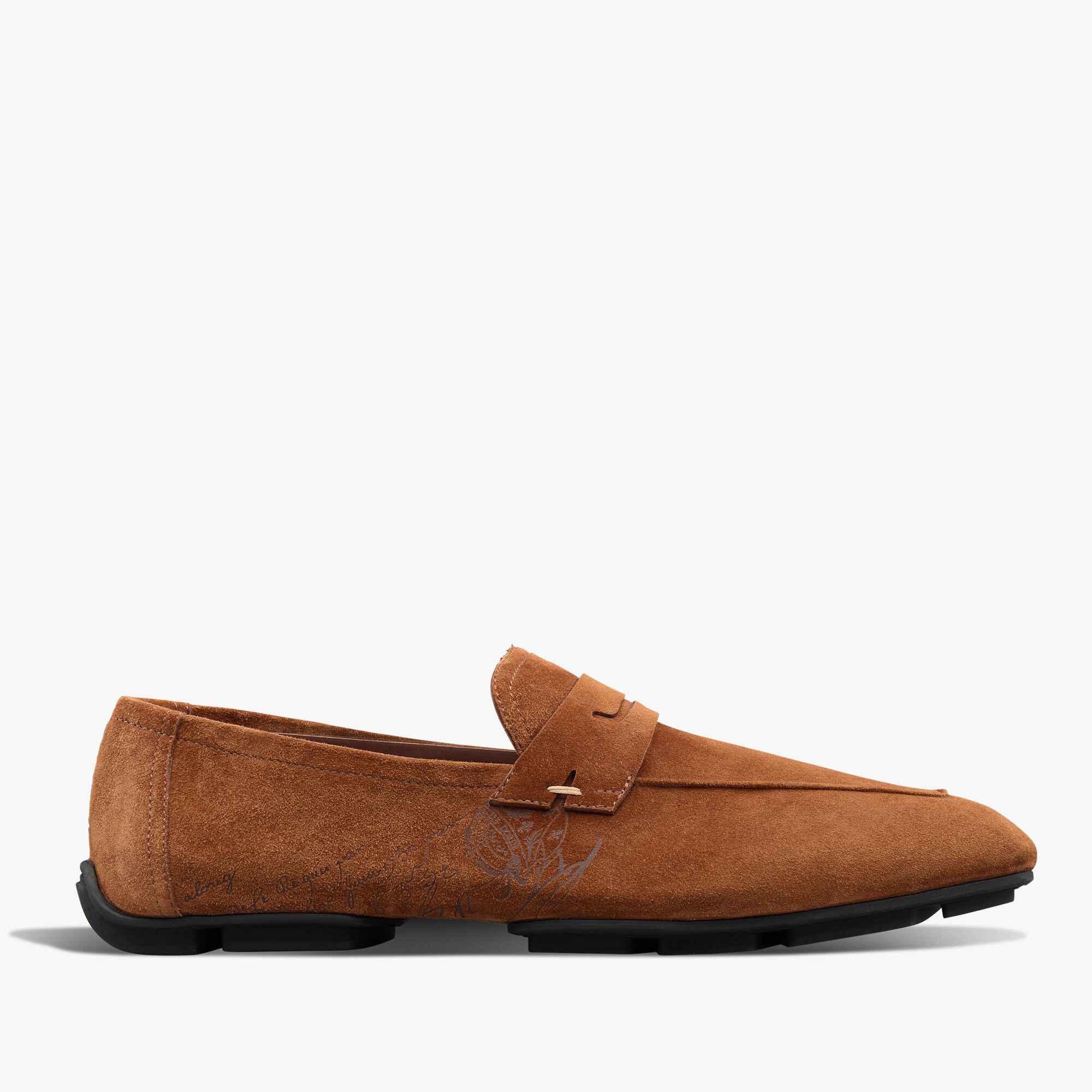 Loafers Buckle Shoes for Men Berluti