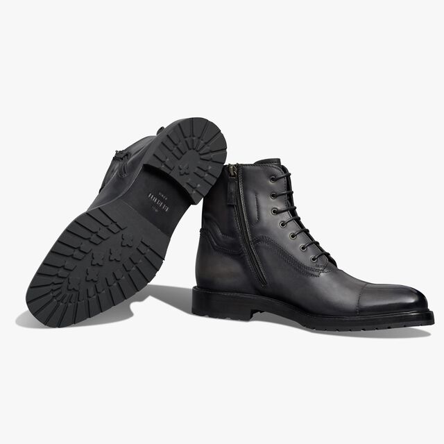 Profil Leather Boot, NERO GRIGIO, hi-res 4