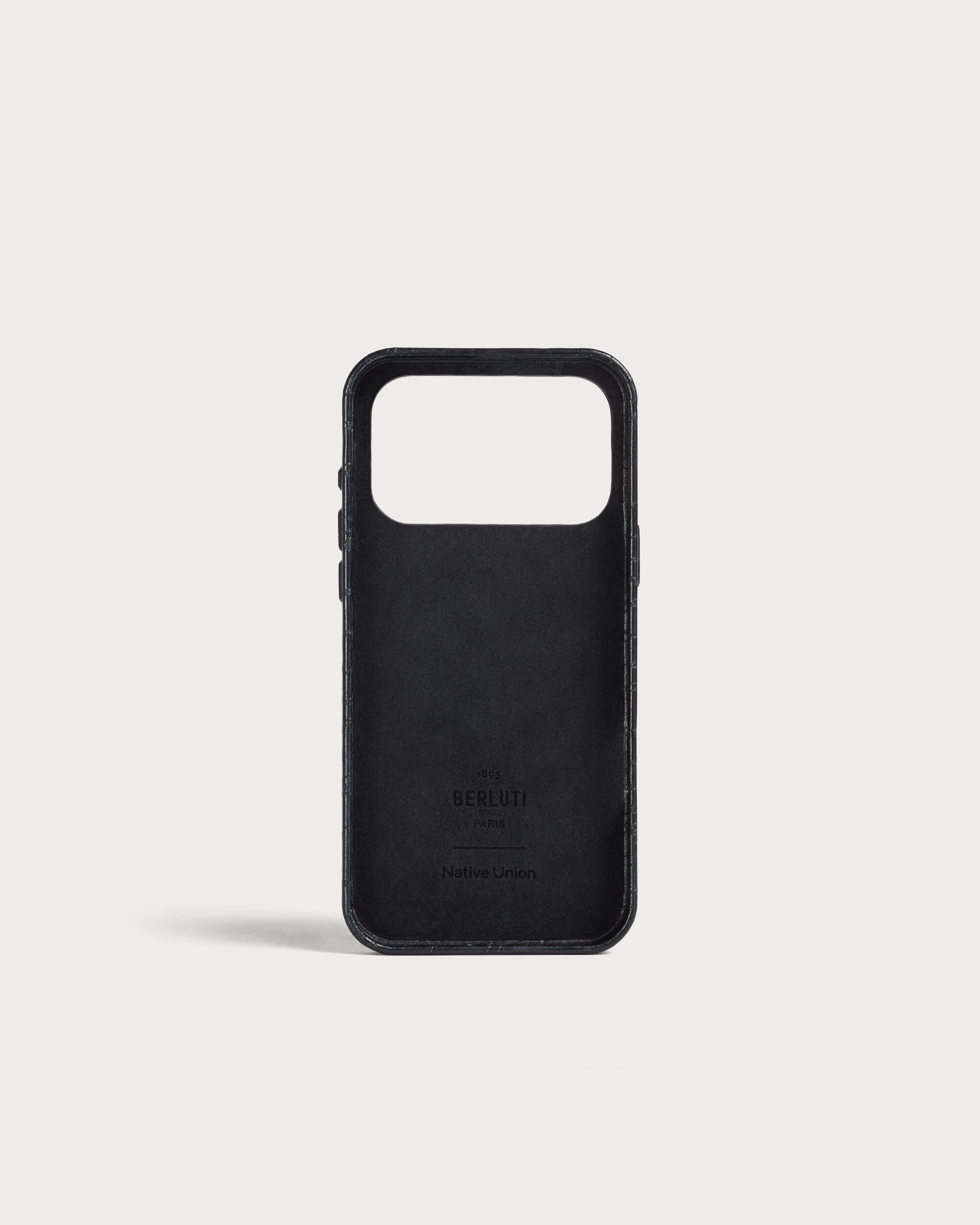 ベルルッティ iPhone15pro ケース Berluti】Scritto Leather Iphone 15 Pro 手帳型ケース (Berluti