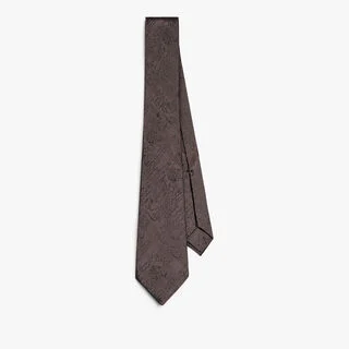 Classic Scritto Tie, SIGNATURE BROWN, hi-res