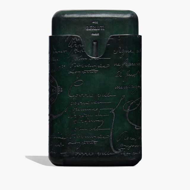 Cigar Case 4 Scritto Leather, OPUNTIA, hi-res 1