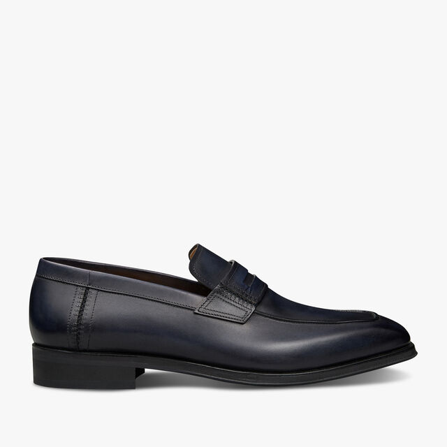 Andy Infini Couture Leather Loafer, NERO BLU, hi-res 1