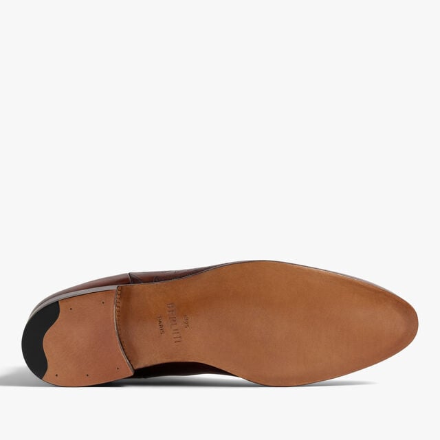 Bottine Cursive Galet En Cuir Scritto, EBANO, hi-res 6