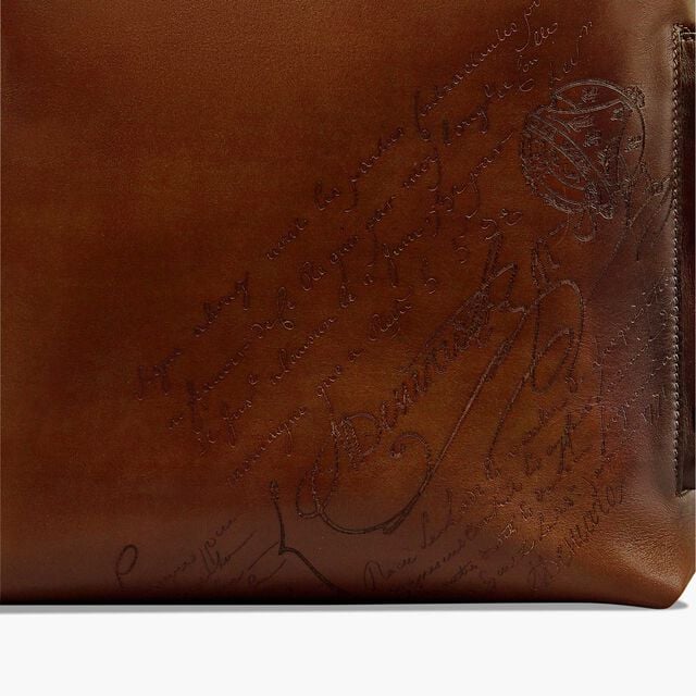 Sac A Dos Horizon En Cuir Scritto Swipe, CACAO INTENSO, hi-res 6