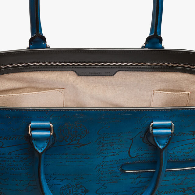 Toujours Mini Scritto Leather Tote Bag, AVEIRO, hi-res 6