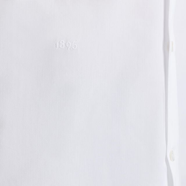 Cotton Poplin Alessandro Shirt, PAPER WHITE, hi-res 5
