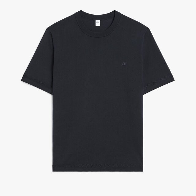 B-Thabor Short Sleeves Crewneck, NERO BLUE, hi-res 1